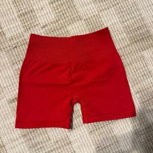 Red Aurola Shorts